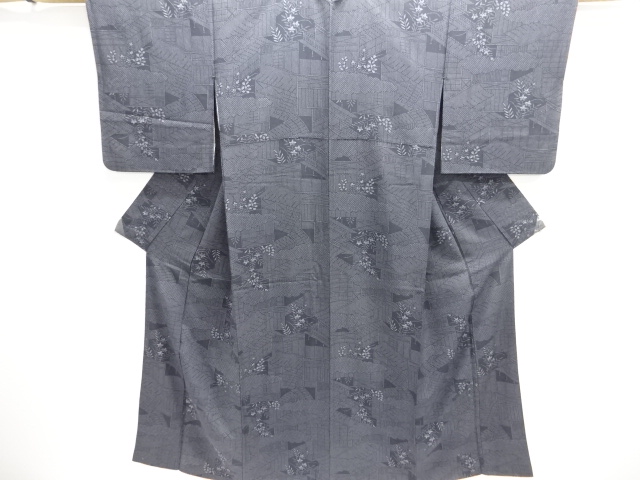 JAPANESE KIMONO / KOMON / CLOUD & BELLFLOWER 